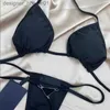 Kvinnors badkläder designer baddräkt kvinnor bikinis baddräkter triangel badkläder thong tvåstycksdesigners bikini topp sexig kvinna baddräkter strand bad slitage l230909