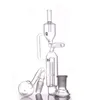 Atacado Kit de cachimbo de água de vidro queimador de óleo Bongs Heady Recycler Honeycomb Percolator com 14mm Joint Glass tabaco seco erva tigela