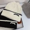 Lüks Tasarımcı Beanie Kış Yumuşak Şapkaları Kadın Erkekler Bonnet Moda Sıcak Kafatası Cap C Beanies Buck Hat Cappello Casquette M-5