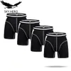 4pcs lot Men Underwear Long Boxers Male Panties Boxershort Calzoncillos Mens Underpants Man Boxer Hommes Modal Hombre Brand CX20082715