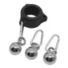 Penis Rings Metal Ball Weight Hanger Enlargement Pump Penile Stretcher Extender Exercise Device sexy Toys For Men319W