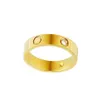Topp lyxdesigner ring Mens Womens Gold Ring Silver Rose rostfritt stål smycken klassisk mode romantisk och evig aldrig fade290j