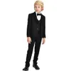 Suits Boys 3 Pieces Single Breasted Kids Jacket Vest Pants Formal Wedding Tuxedo Party Blazer Notched Lapel Child Slim Fit Dress 230909