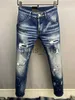 Mens Luxury Designer Denim Jeans d2 dsq2 dsquare 2 Holes Trousers COOLGUY Biker Pants Clothing 0VU7