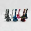 Último colorido innovador kit de pipas de silicona Bong Pipa de agua Filtro de vidrio Mango Embudo Tazón Hierba Tabaco Titular de cigarrillos Portátil Fumar Bubbler Handpipes