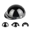 Vêtements de chien Casques de chat pour animaux de compagnie pour motos vélo cool noir ABS plastique chapeau de mode casque chiot protéger casquette de protection fournitures209n