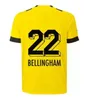 23 24 Trikots Reus Dortmunds 2023 2024 Borussia Fußball Haller -Fußball -Hemd Bellingham Neongelb Hummels Brandt Männer Kids Special Kit All Black Maillot De Foot