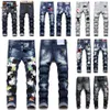 Designer Jean Herenbroek Badge Rips Stretch Zwarte Jeans Klassiek Gat Slim Fit Gewassen Motocycle Herfst Denim Broek High Street Trou227a