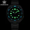 Wristwatches Steeldive SD1970 White Date Background 200M Wateproof NH35 6105 Turtle Automatic Dive Diver Watch 230113255S