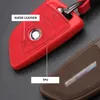 leather TPU Car Key Case Cover Shell For X1 X3 X5 X6 X7 1 3 5 6 7 Series G30 G20 G32 G11 F20 Z4 F48 F39 G01 G02 F15 F16 G07299L