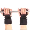 1 Pair Fitness Weight Lifting Hook Gym Fitness Weightlifting Training Grips Straps Wrist Support Weights Power Dumbbell Hook Q0107256e