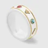 PROJEKT BRAND Party Biżuteria Luksusowa marka Pierścień Star Pszczoła Crystal Heart Charms Vintage Wedding Pierścień Kobieta Mężczyzna 210720287B