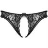 Soutien-gorge Ensembles Femmes Dentelle Garniture Découpe Lingerie Costume Transparent Anneaux En Métal Crop Soutien-Gorge Hauts Avec Creux Taille Basse Crotchless G-string230I