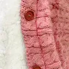 Sleeping Bags SMGSLIB Baby Winter Warm Infant Button Knit Swaddle Wrap Swaddling Stroller Toddler Blanket 230909