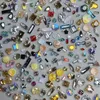Nagelkonstdekorationer 50st Lot Multi Shapes Sparkle S Shiny Glass Quality Diy Gems Stones For 3D Accessories Charms 230909