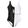 Costumi da bagno da donna 23ss Summer Beach Sunshine Costumi da bagno da donna Costumi da bagno Designer Bikini di lusso Lettera C Cuciture a diamante Costume da bagno intero sexy Bikini a due pezziL23