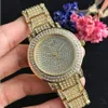Nuevo reloj de mujer a la moda de 38mm, reloj completo para mujer, vestido digital simple para mujer, relojes para mujer, pulsera de oro rosa Clock276H
