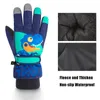 Gants de doigt pour enfants Ski pour enfants coupe-vent hiver enfants velours polaire mitaines chaud Snowboard neige Ski équitation garçon mitaine 230909