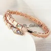 Bracelets de charme de chaîne os femmes ouvert réglable pour hommes en acier inoxydable micro diamant braceletscharm x0909
