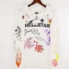 Designer-Hoodie Hellstar Herren- und Damen-Kapuzenpullover Damen-Hellstar-Logo-Print-Hoodie American Casual Loudspeaker Pants 2023