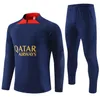 23 24 Pariss Tracksuit Jersey Maillot Kit 2023 2024 Homens e Crianças Mens Futebol Jerseys Treinamento Tracksuits MBAPPE Lee Kang Jaqueta Chandal Survetement Foot