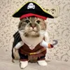 Costumes de chat Costumes de chat drôles Costumes pirates Vêtements de chat Kitty chaton Halloween Costume Costumes de chiot habillé des vêtements de fête pour les chats 230908