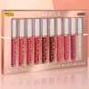 Cakaila 2 5G x 10st Matte Liquid Lipstick långvarig läppfärg Gloss Non-Stick Cup Lipgloss Set i 2 Editions254T