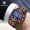 MENS Titta på Wood Watch Men Clock Business Luxury Stop Watch Color Valfritt fullt träjusterbara armband274Z