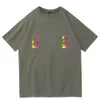Stein-T-Shirt-Großhändler-Shirt für Männer, Designer-Psycho-Bunny-Herrenkleid, Lopez-Shirt-Muster, der Buchstabe, lässig, Klettern, Mittelschüler, Berg, atmungsaktiv