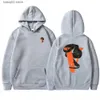 Sweats à capuche pour hommes Sweatshirts Printemps Automne Hommes Lâche Big V Imprimer Sweat à capuche Hiver Casual Couleur unie Doublé chaud Sweat à capuche Cadeau Best-seller T230909