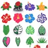 Charms Nieuwe Collectie Pvc Rubber Klomp Geïnspireerd Blad Bloem Planten Bk Decoratie Polsbandje Drop Levering Oto7Q