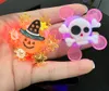 Gli anelli Fidget Spinner di Halloween LED illuminano i giocattoli per le feste Bomboniere per le feste Regali per le borse