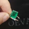 OEVAS SOLID 925スターリングシルバーウェディングリング