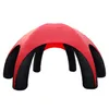 Outdoor red cover tent 10m arch marquee portable 6 legs advertising inflatable spider tent giant pop up dome without side walls fo250o