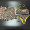 Kvinnors badkläder bikini designer badkläder designer bikini brevälskare badkläder baddräkt bikinis shorts skjut upp vadderade kvinnor baddräkt sommarstrand simma kort