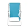 Camp Furniture 2-Pack Mainstays Reclining Bungee Beach Chair Teal Camping Chairs Folding Chair HKD230909