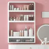 Haken Badkamer Wandmontage Plank Multifunctionele Toiletartikelen Opbergrek Keuken Kruidenfles Cosmetica Organizer173z