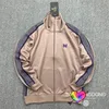 Giacche da uomo 2023 Giacca sportiva con aghi color talpa Uomo Donna Cappotto sportivo lavorato a maglia a righe viola con farfalla liscia 230909