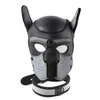 Masque de chien à la mode, chiot Cosplay, tête complète pour jeu de rôle en caoutchouc Latex rembourré avec oreilles, 10 couleurs 220715207l