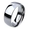 Wedding Rings 3pcs Lot 2 6 8mm Ring Set Pure Silver Color Tungsten Couple Engagement Lovers Jewelry Bands Alliance Anel299h