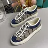 Tennis 1977 Canvas Casual Shoes Luxurys Designers Womens Men Shoe Italy Green and Red Web Stripe gummi Sole Stretch Cotton Low Top Mens Sneakers 07