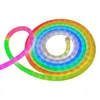 5V Round Woven Reticulate Pattern Neon LED Strip RGB Dream Color Flexible Silicone 360 Degree Light