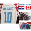 Textile de maison, Maillot Modric du jeu final, avec texte, transfert de chaleur, fer sur Patch de football, Badge255o, 2022