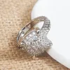 Band Rings Cable Rings Diamond Women And Men Luxury Punk Zircon Party Fashion Ring284P