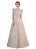 glänzendes Kleid Brautkleider 2023 Ballkleid Plus Size Prinzessin Brautkleider für Frauen mit kurzen Ärmeln Country Boho Brautkleider Nude Futter sexy Strand Vestido De Noiva