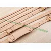 Top Quality Genuine Vachetta Patina Calf Leather Shoulder Strap For Designer Women Handbag Shoulder Bag Duffle 220601321N