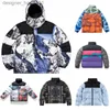 Women Down Parkas męska czarna kurtka wyściełana bawełniana bawełniana odzież krocza streetwear klasyczny powłok edycja haftowane litery Patchwork Christmas Puff