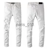 Mens Jeans Designer Jeans Purple Jeans Designer Mens Mens Man Jeans Jeans For Man Brodery Pants Luxury Embroidered Patches Jeans Denim Trouser Skinny Jeans Ripp