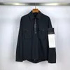 Island Ghost Jacket Series Compass Emblem Manteau brodé Chemise coupe-vent Bouton pour hommes et femmes Ston