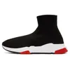 Chaussures de course chaussettes chaussures designer hommes femmes formateur chaussettes bottes chaussures coureurs coureurs baskets tricot femmes marche triple noir blanc rouge sport 36-45